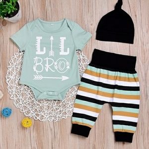 6 to 9 months little brother set